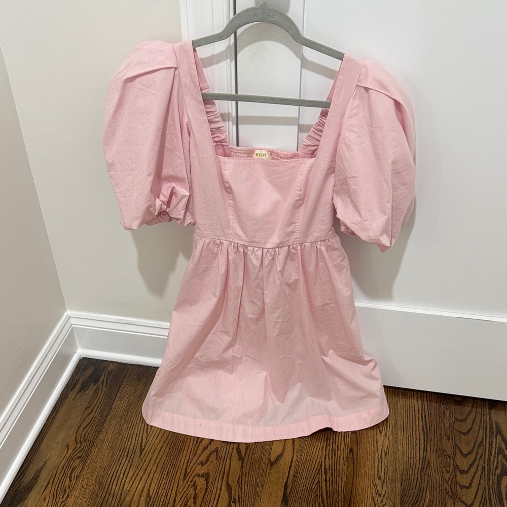 Anthropologie Pink Mini Dress